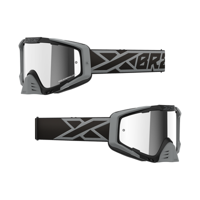 EKS-S GOGGLE NEGRO Y PLATA - Minimotos