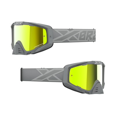 EKS-S GOGGLE GRIS Y PLATA - Minimotos