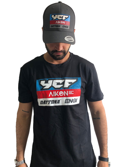 CAMISETA NEGRA TEAM YCF - Minimotos