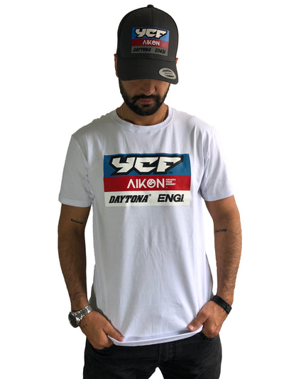 CAMISETA BLANCA TEAM YCF - Minimotos
