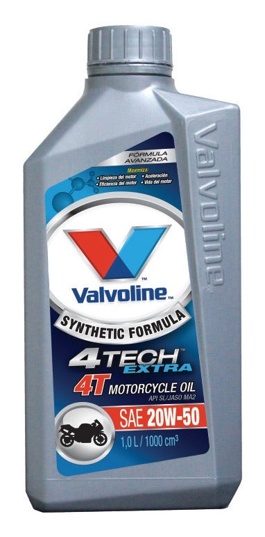 ACEITE MOTOR VALVOLINE 4T 20W 50 1L - Minimotos